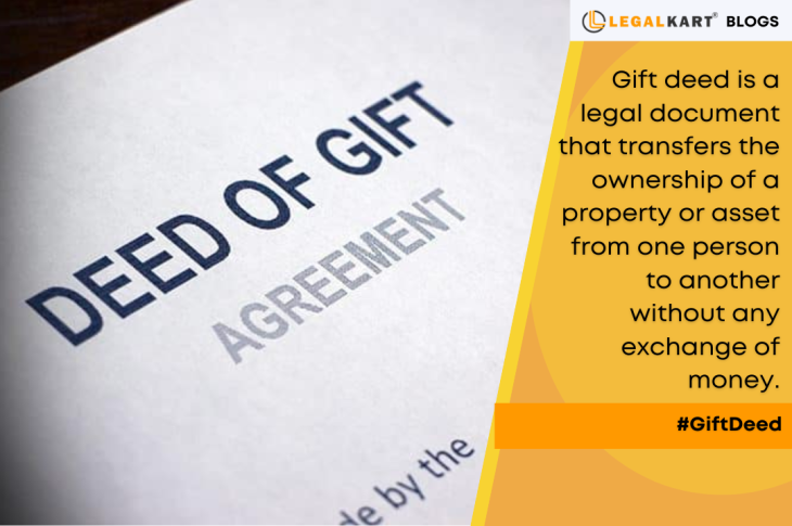 Gift Deed: Registration, property gift deed format, stamp duty