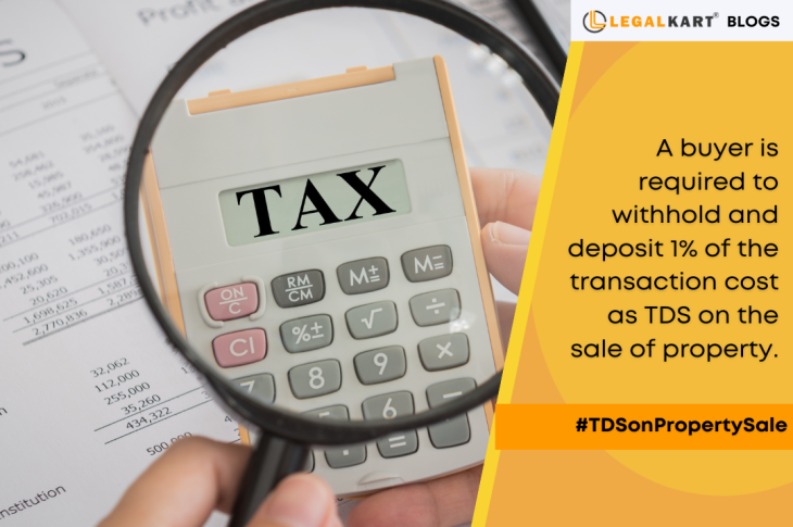 How Much Tds Is Deducted On Sale Of Property